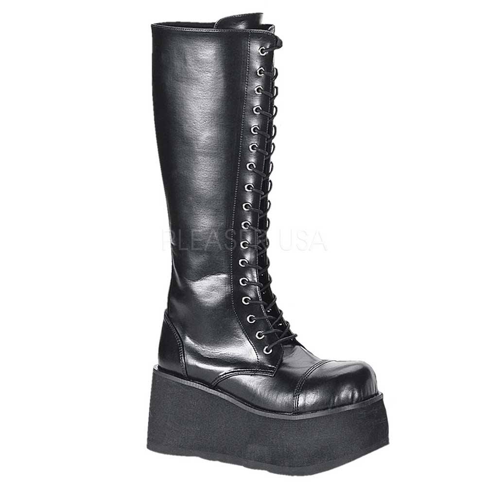 DemoniaCult - TRASHVILLE502 Plattformstiefel - Schwarz Product image
